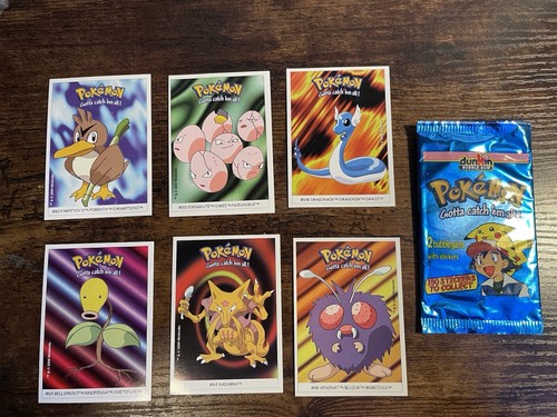 Pokemon sticker 1999 - sticker, dunkin