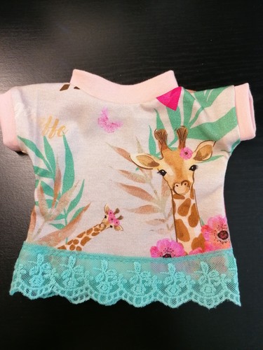 Puppenkleid kleid giraffe - kleid,