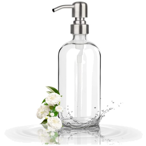 Glas seifenspender - glas,