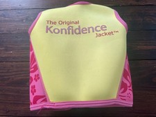 Kinder-Schwimmweste Konfidence NEOPREN Navy/Pink Hibiscus + Safe-Schwimmflügel