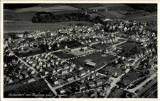 Ak Aulendorf in Württemberg, Luftaufnahme von  Stadtansicht,... - 11254875
