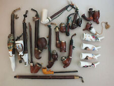 Pfeifensammlung - 10 Pfeifen + 8 Pfeifenköpfe - wohl vor 1900