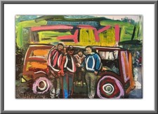 Pop Art ÖL/Acryl/Foto Malerei