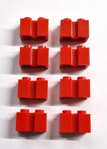 Lego 8er set 1x2 stein - stein, mit