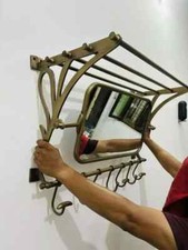 Antik Wandhalterung Zugregal Gepäck Badezimmer Wandregal Spiegelregal Hakenab...