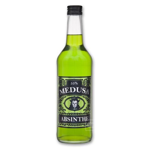 Medusa absinthe 55 - medusa, 0,5l