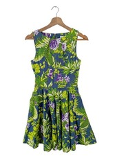 CLOSET A-Linien Kleid Damen Kleid Gr. DE 36 grün Casual-Look