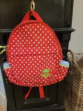 Kindergarten-Rucksack von Spiegelburg Garden rot weiß gepunktet