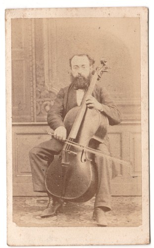 Mann mit violoncello musik - mann,