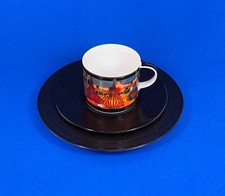 3tlg. GEDECK HUNDERTWASSER 656B Ars Mundi Tasse Teller L‘Expulsion Porzellan