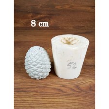 Silikonform Gießform Beton/Gips/Raysin/Harz/Kerzenwachs Tannenzapfen/Weihnachten