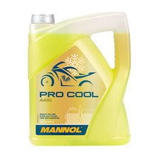 5 Liter MANNOL Pro Cool Kühlflüssigkeit gelb Kühlerschutz Motorrad Roller Quad