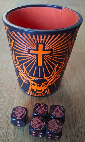 Jägermeister würfelbecher - jägermeister,