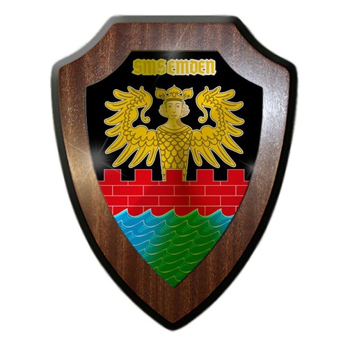 Wappenschild sms emden - emden, kreuzer