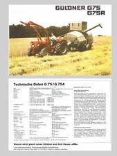 Güldner G 75 G 75 A Dieselschlepper Allrad 