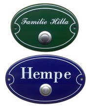 Emaille-Klingel-Namensschild-1