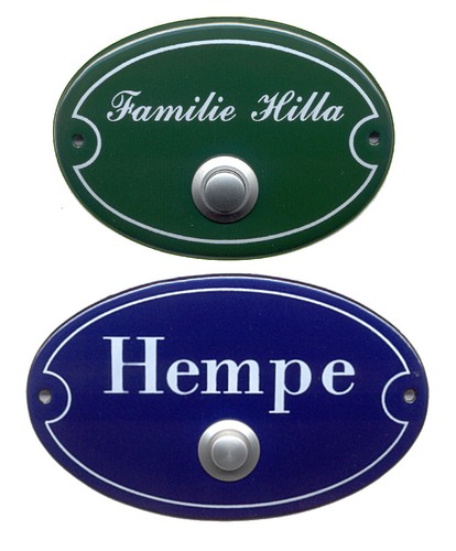 Emaille-Klingel-Namensschild-1