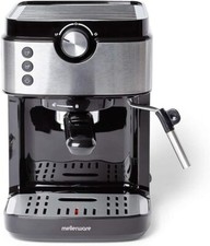 Mellerware 29301 Espresso Cappuccino Pad Kaffee Automat 20Bar 1630W 1L Black