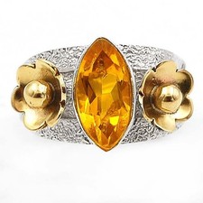 Ring Zwei Töne Der Silber