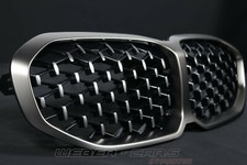 7450961 FRONT GRILL CERIUM GRAU Kühler Nieren für BMW F40 M Aerodynamik Schürze
