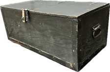 US Army Trunk Locker Barracks Woods OD Green Kiste Box mit Vorhängeschloss USA