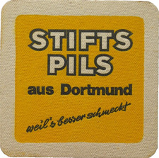 ALTER BIERDECKEL Dortmunder Stifts-Brauerei Carl Funke AG Sammlerstück Bierfilze