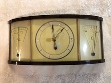 Barometer, Hygrometer, Thermometer, antik edle Wetterstation Vintage 22x10x4 cm