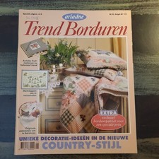 Trend Bordüren, Country-Stil, Belgisch, Handarbeiten, Hardanger, Zeitschrift 