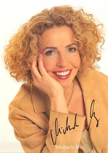 Michaela may autogrammkarte - may,