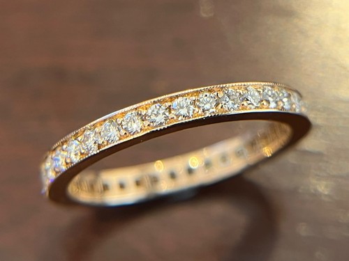 18kt rotgold voll diamant - rotgold,