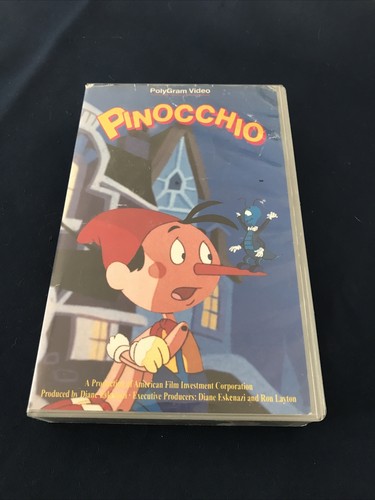 Pinocchio vhs video - pinocchio,