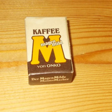Alte Pappschachtel Onko Kaffee Kaufladen Puppenküche Schaupackung