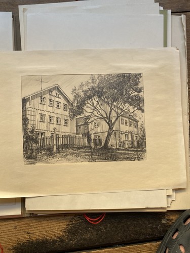 Alte bleistiftzeichnung - alte,