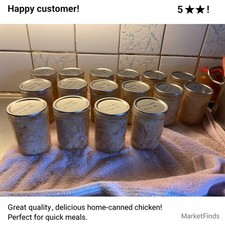 Mason Jars 16oz, Einmachgläser, Vorratsgläser, Glas, luftdicht, wiederverwend...