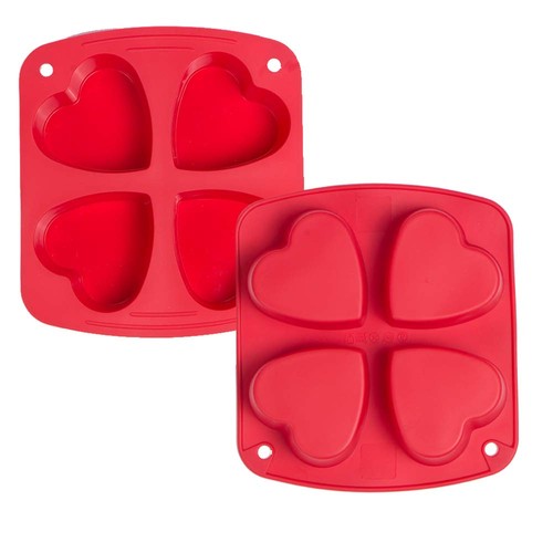 Herz muffinform silikon - herz,