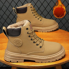 Herren Winterstiefel Stiefeletten Gefüttert Winterschuhe Herrenschuhe Neu