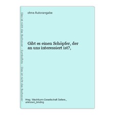 Gibt es einen Schöpfer, der