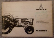 Deutz Schlepper D 6005 Ersatzteilliste