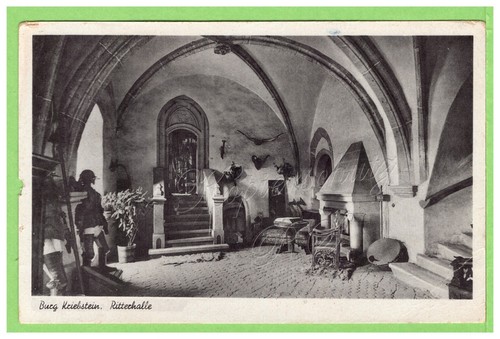 Alte ansichtskarte burg - alte,