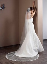 Schleier - elfenbein