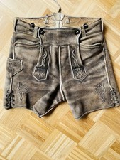 alte handgestickte Hirschlederhose