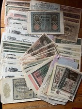 alte Geldscheine Gutscheine Inflation Deutsches Reich