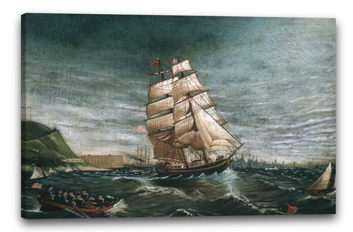 Kunstdruck 1890 schiff - kunstdruck, ca.