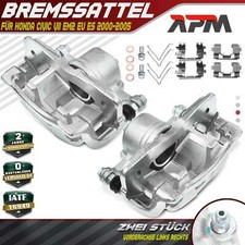 2x Bremssattel mit Träger