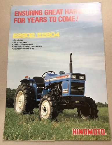 Hinomoto e2802 e2804 traktor - hinomoto,