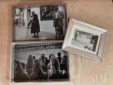3 tolle s/w Bilder Silber Rahmen Spanien Andalusien Mantilla Sevilla Plaza Torro