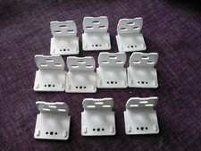 10x Klemmhalter Doppelrollo Rollos Befestigung Montage Halterung f. Fenster  "L"