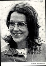 Autogrammkarte Leichtathletin