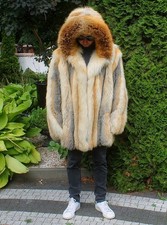 Men's Pelzmantel Echtpelz Pelz