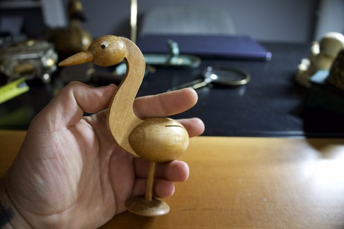 Vintage holzvogel - vintage,
